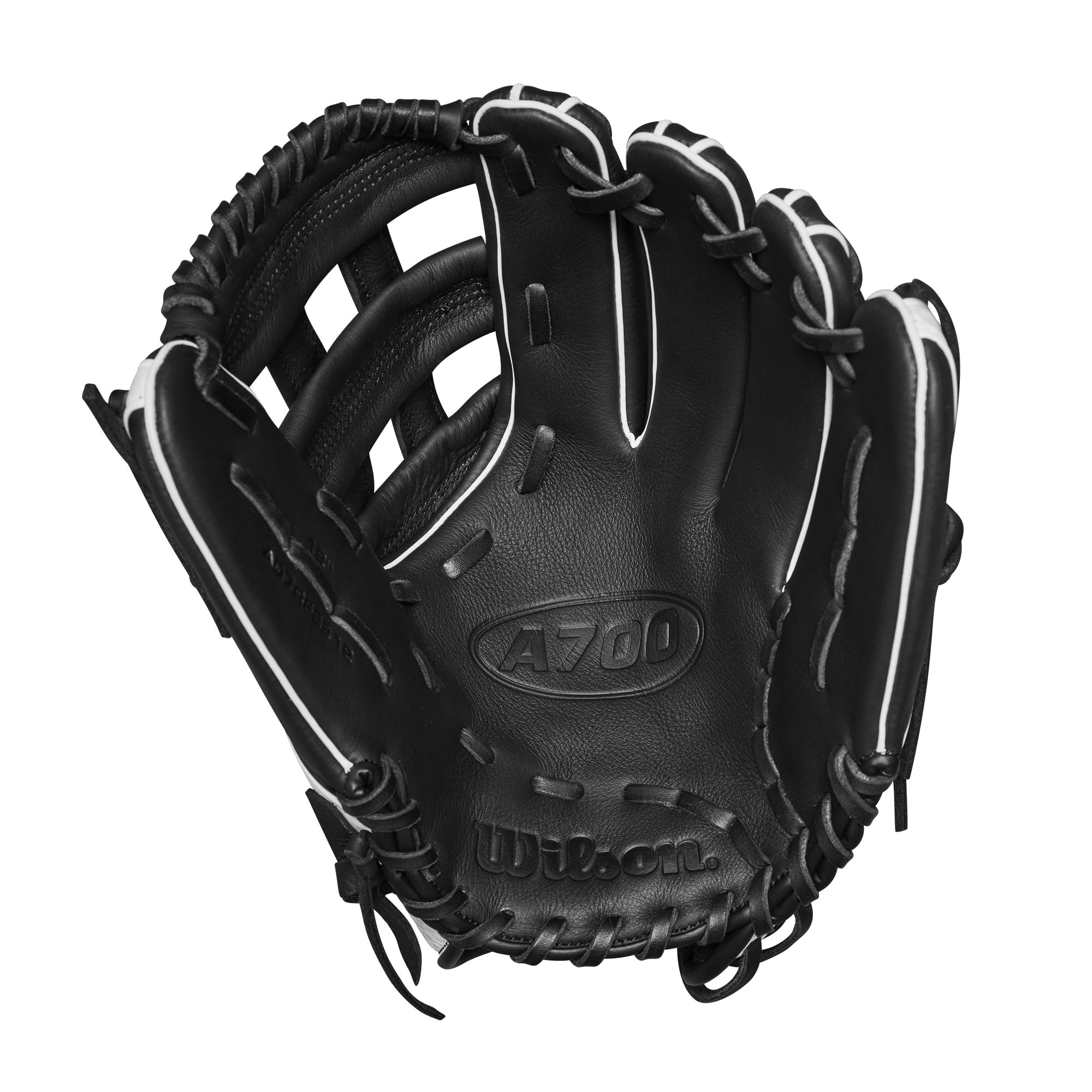 Wilson 2024 A700 Infield Fastpitch Gant pour droitier Noir/blanc 30,5 cm