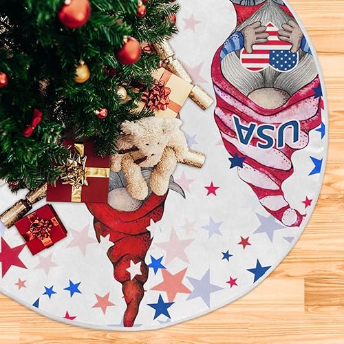 Miniatura 5 de Lindos gnomos para árboles de Navidad, falda de árbol de lona, decoración de suelo de árbol de Navidad, faldas de Navidad para árboles de Navidad