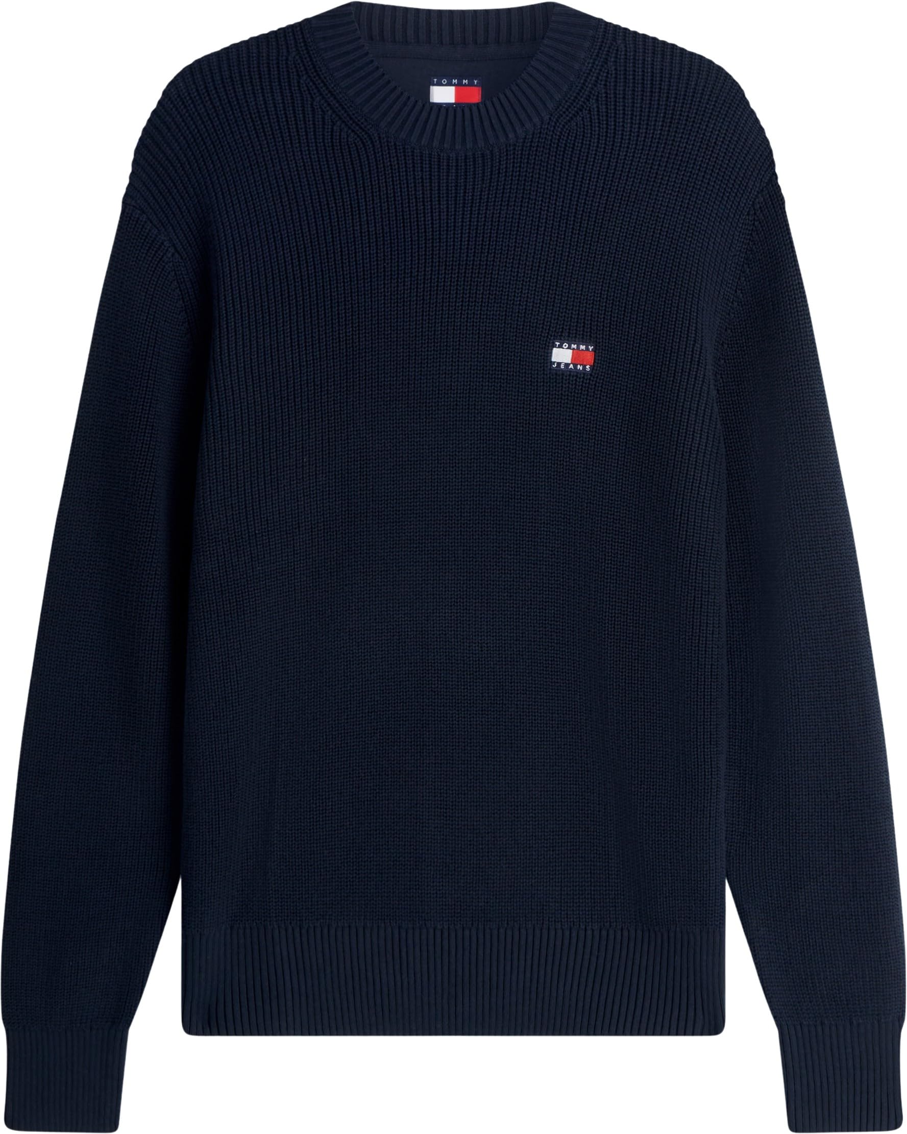 Tommy Jeans Tjm Reg Badge Sweater Dm0dm20923 Pullover Uomo (Pacco da 1)