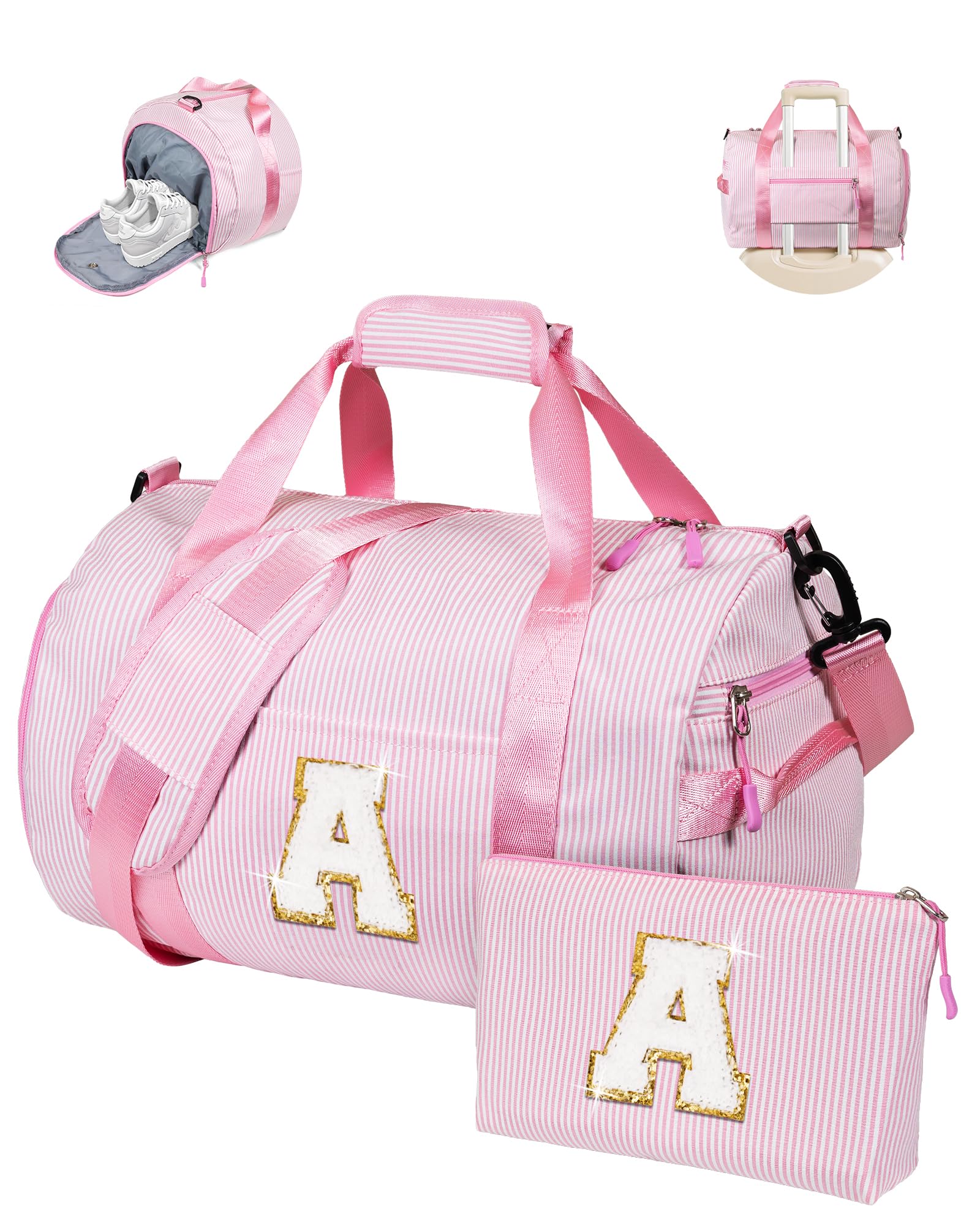 Vogewood Personalized Girls Travel Duffle Bag