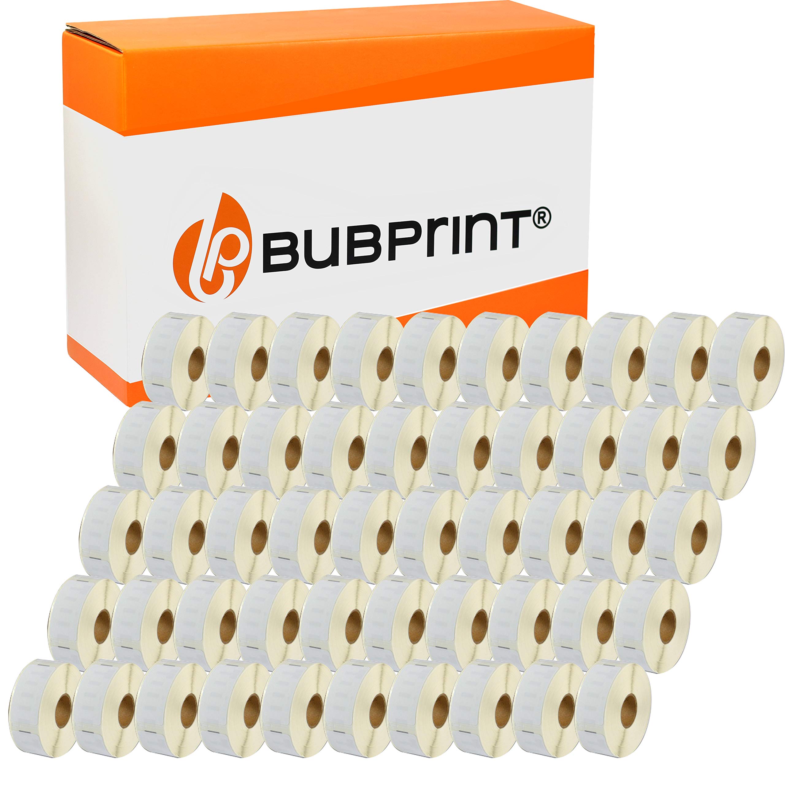 Bubprint 50 Etiketten kompatibel mit Dymo 11352 S0722520 25x54mm | Passend für Labelwriter 310 320 330 Turbo 400 Twin Turbo Duo 450 SE450
