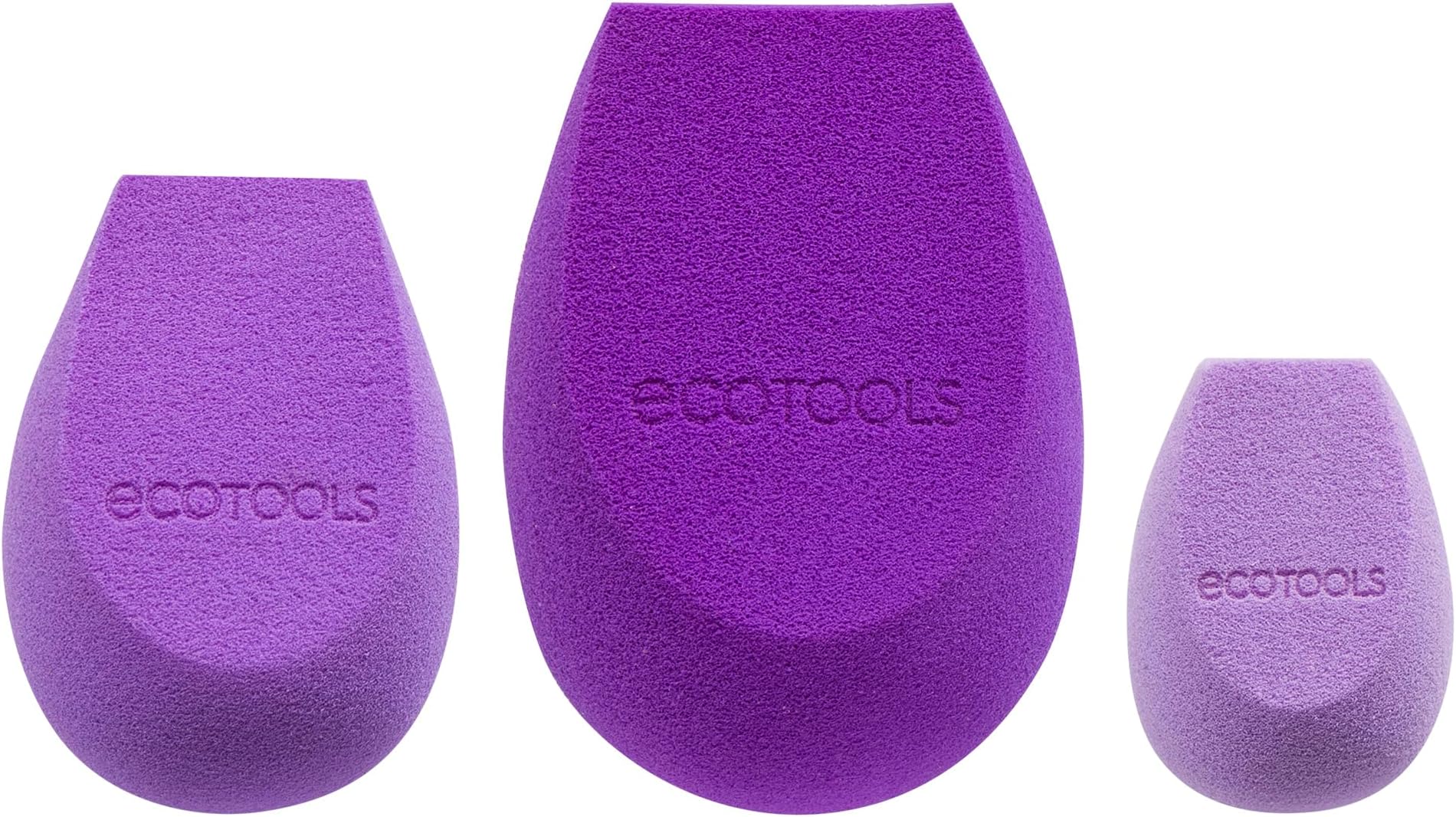 EcoTools Bioblender Makeup Sponge Trio, Large, Medium