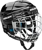 Bauer Prodigy Youth Hockey Helmet Combo with Facemask Cage - Certified, Adjustable Fit for 18.8-21" Heads