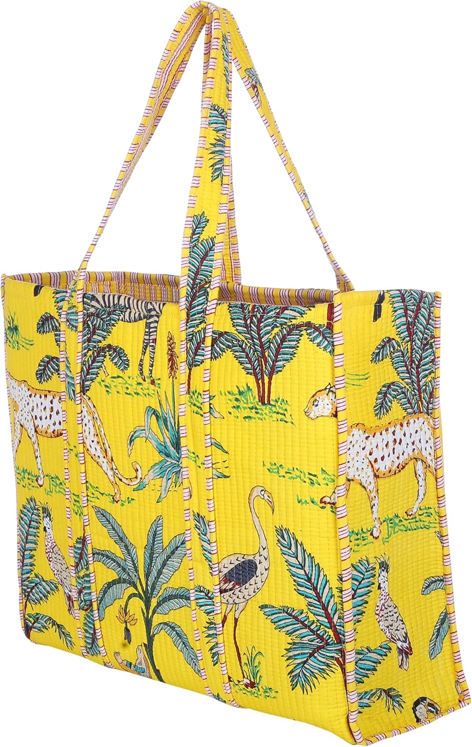 Cotton Tote Bag Travel Bag for Women Shopping & Grocery Bag, Durable, Washable Best For Valentine Gift - Image 4