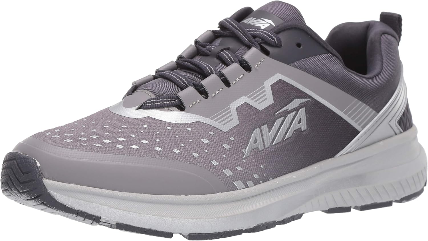Avia Men's Avi-Maze Sneaker 8 Medium US Silver Filigree/Nine Iron/Metallic Silver