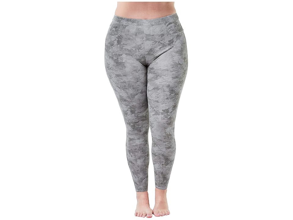 Spanx Jean-ish Ankle Leggings (Stone Wash Camo) Women's Clothing INTERNATIONAL SHIPPING