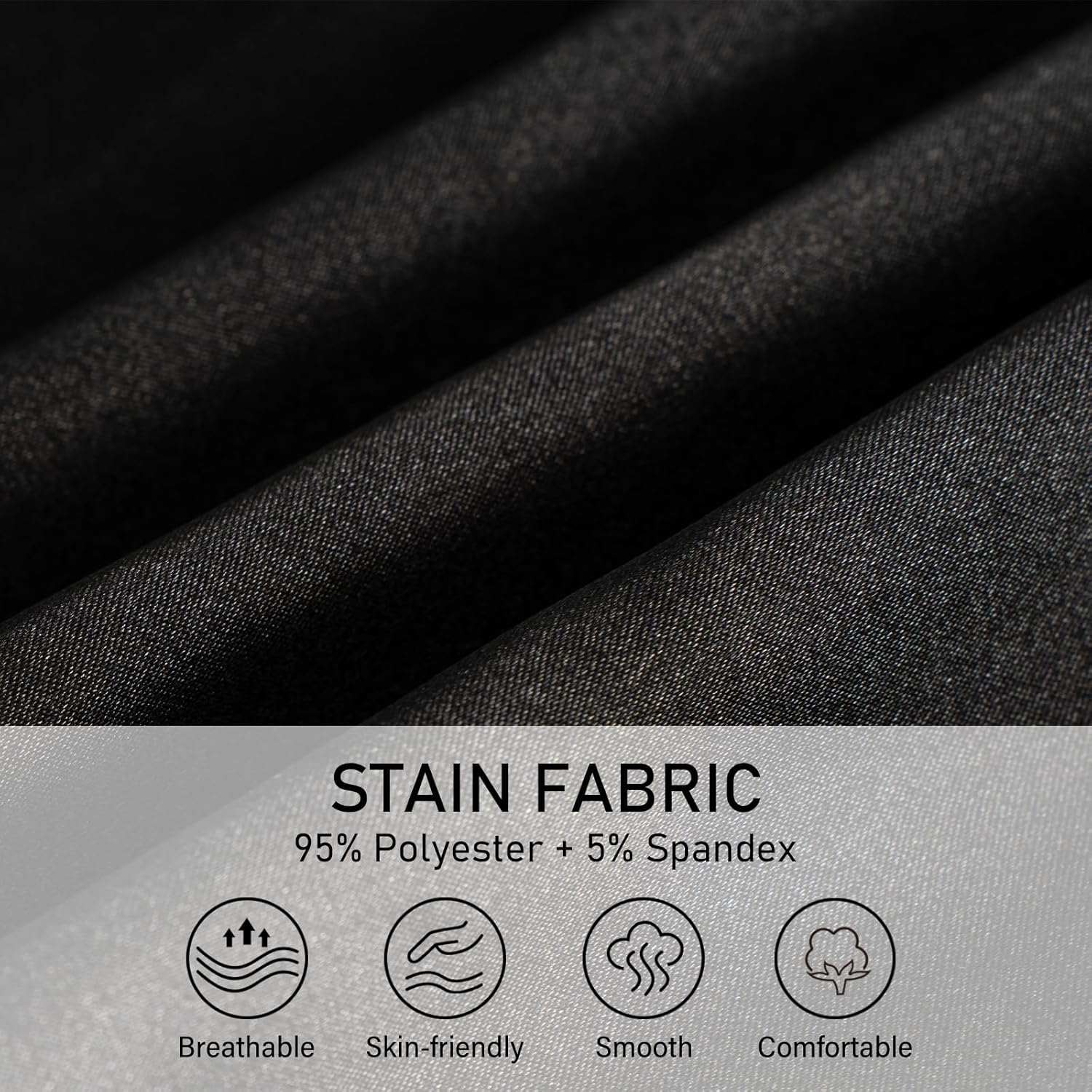 Mens Satin Boxers 3 Inch Inseam Silk Shorts Sexy Underwear Pajama Bottoms Large Sides Split - Image 5