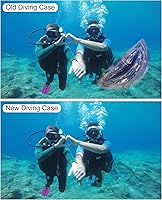 Vista 3 de PULUZ Funda de buceo invisible de 50m/164 pies para Insta360 X3, cubierta impermeable subacuática, carcasa sellada de PC protectora, carcasas