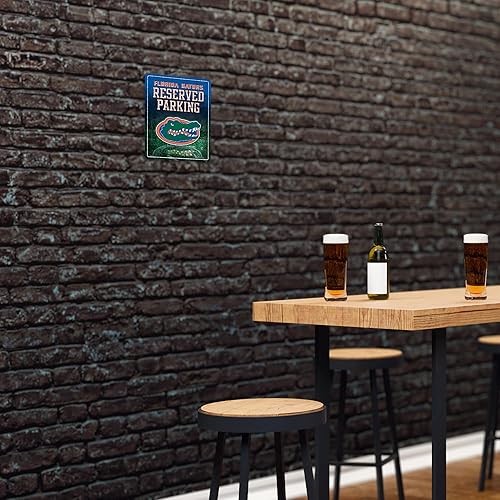 Miniatura 320 de Letrero de metal NCAA de 8.5 x 11 pulgadas, ideal para cueva de hombre, dormitorio, oficina, decoración del hogar Primario