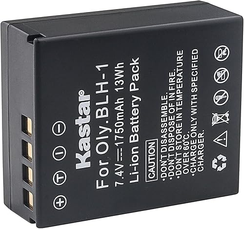 Kastar Batería totalmente descodificada para Olympus BLH-1 BLH-01 PS-BLH1 BLH1 BLH1 y cámara digital Olympus OM-D E-M1 Mark II