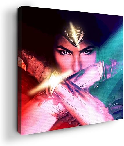 Miniatura 23 de Flassh by Mavis Print: decoración de pared de 18 x 24 pulgadas de DC Comics | Arte de pared impreso en HD y enmarcado de madera | Decoración de