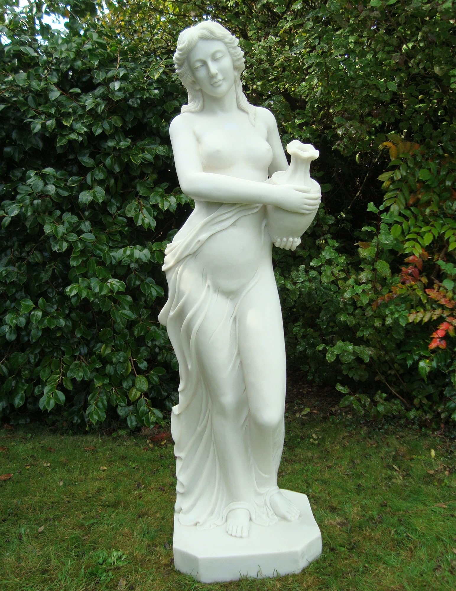Statues & Sculptures Online White Garden Sculptures Ornament Art - Alexa Statue