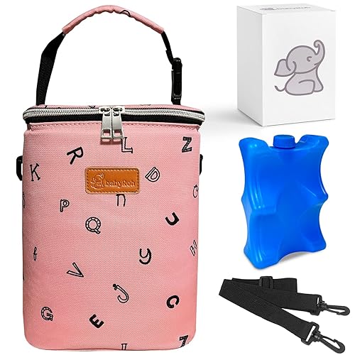 Bolsa de almacenamiento de leche materna - Bolsa de almuerzo aislada - Bolsa enfriadora - Bolsa para biberones - Bolsa de guardería - Bolsa de viaje