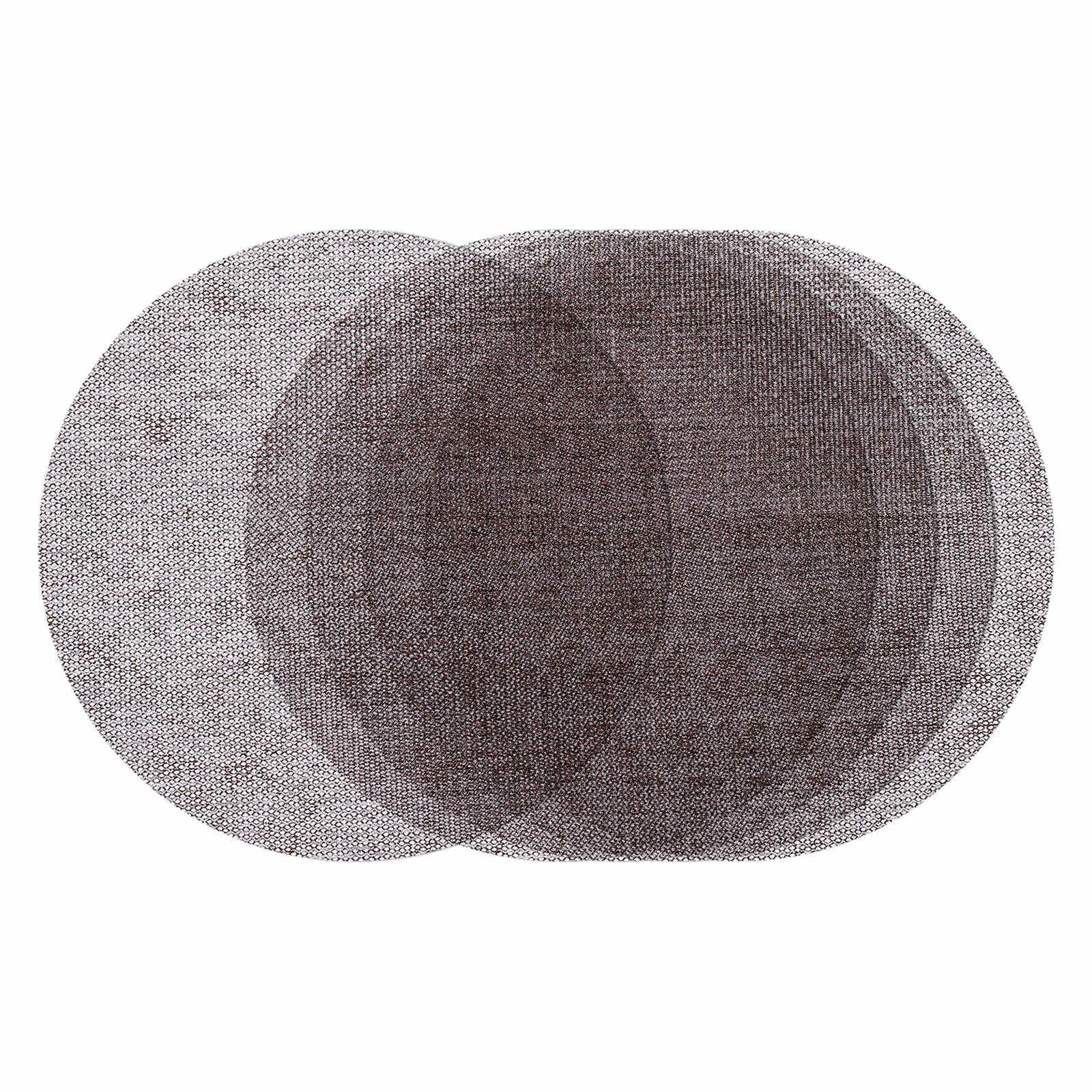 Kozelo 25 Pcs Grid Sanding Discs 76 mm 150 Grit Hook and Loop Orbital Sandpaper Suitable for Drywall Sander Wood Metal Furniture