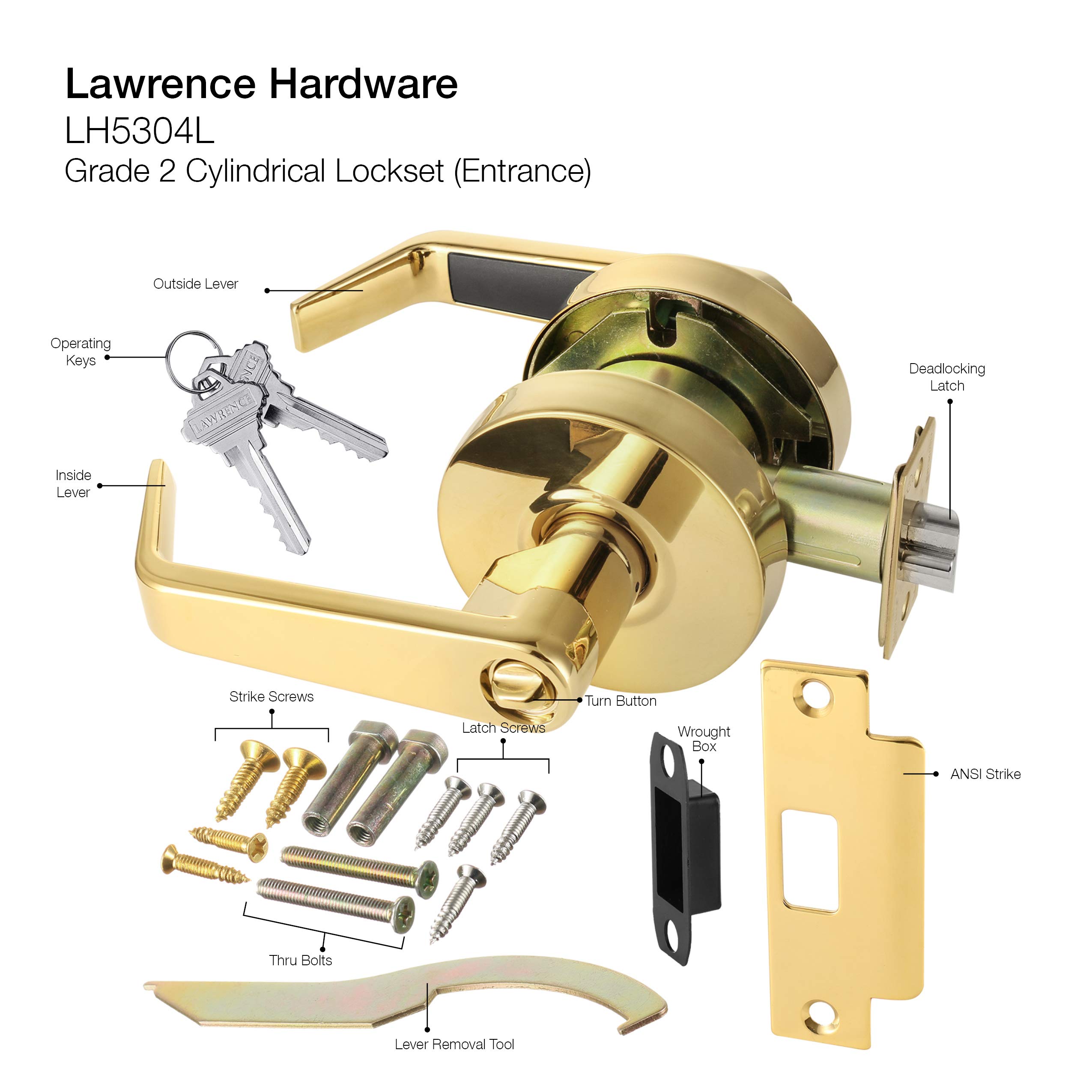 Amazon.co.jp: Commercial円柱レバーHeavy Duty non-handed