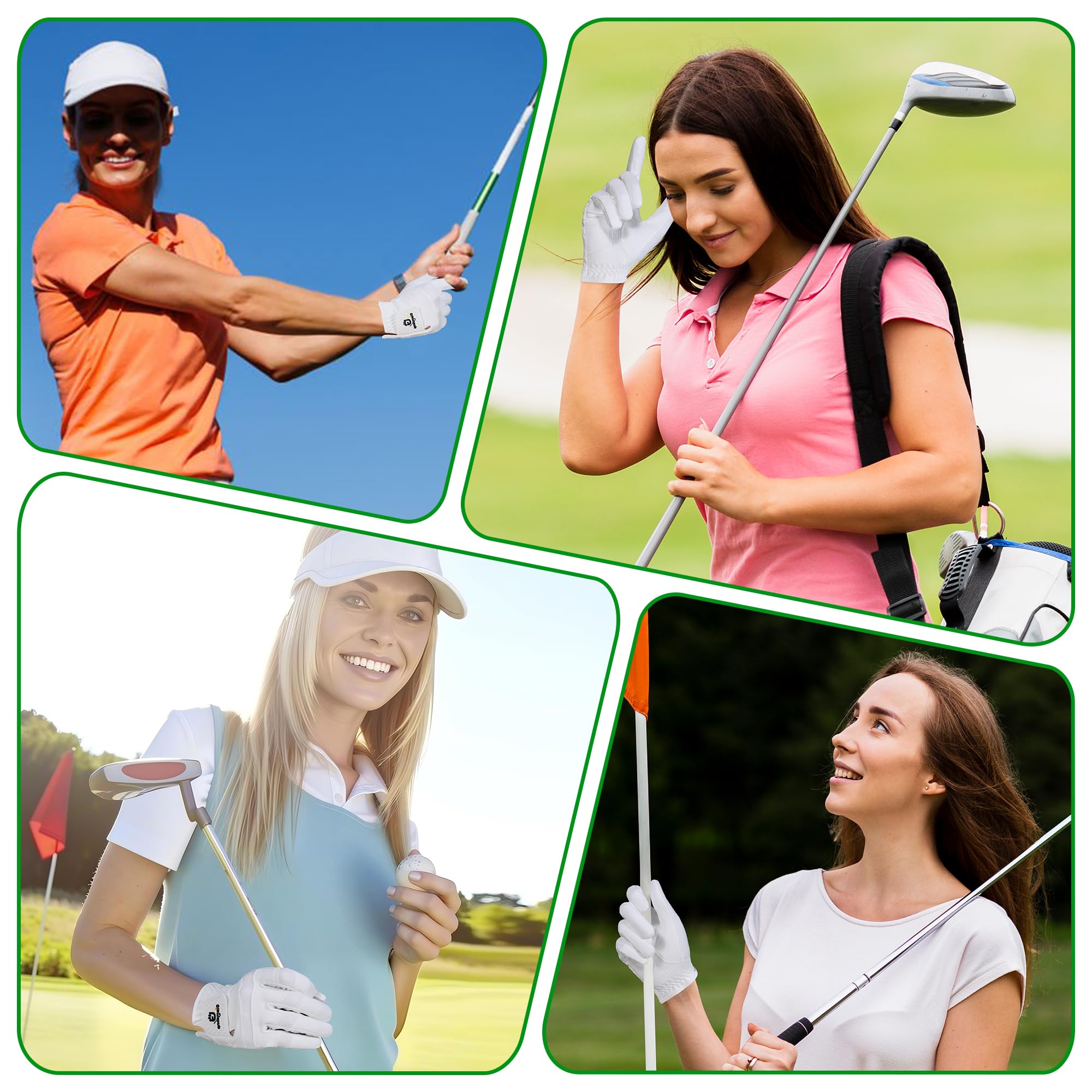 GIAMZONP Womens Golf Glove for Left or Right Hand 1 Pack, Breathable Lightweight Ladies Golf Glove with Non-Slip Grip for Women Golfers - Image 6