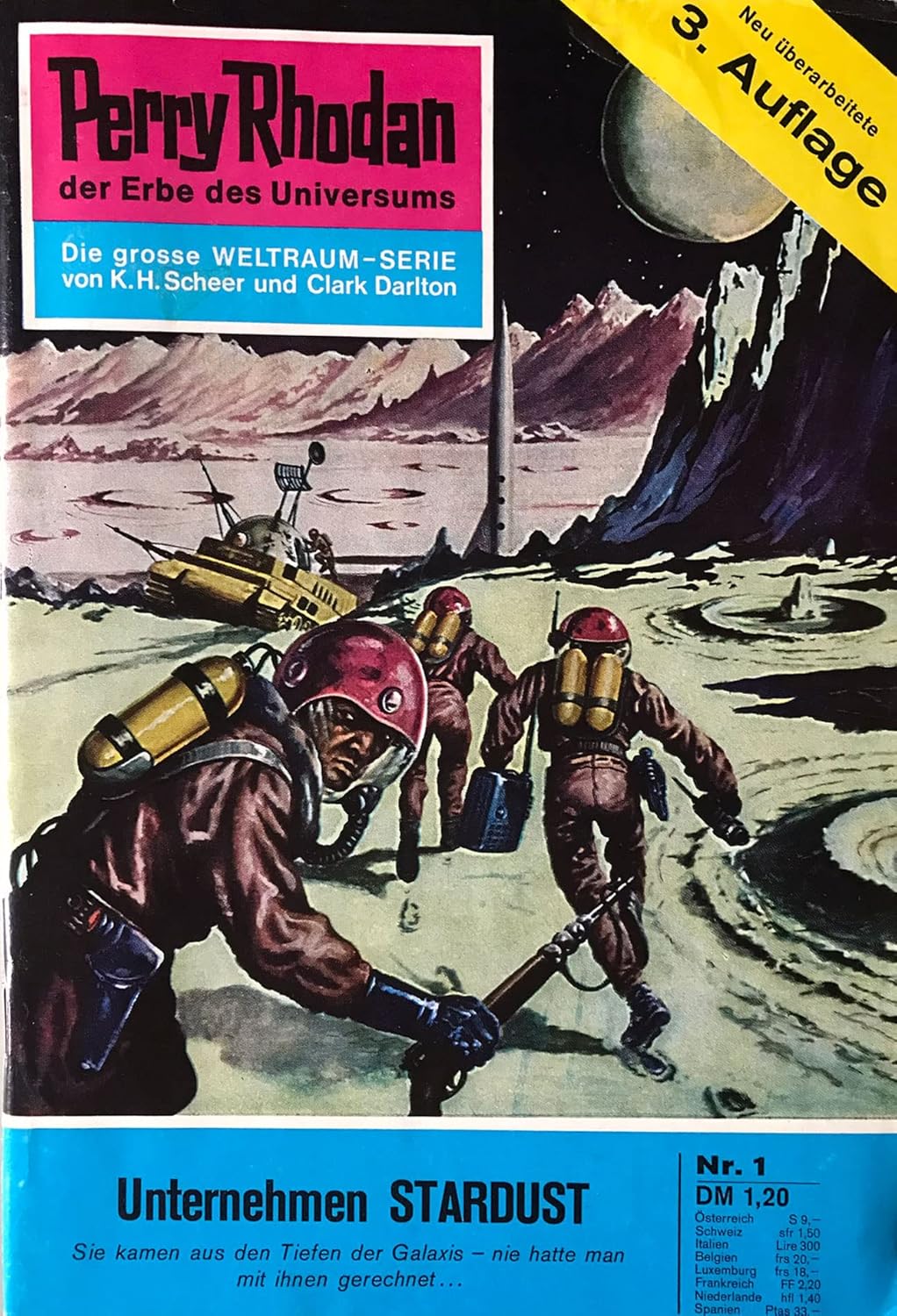 Wo Kann Ich Gebrauchte Perry Rhodan Hefte Kaufen PERRY RHODAN Heft 1 Unternehmen "Stardust" (3. Auflage) : K. H. Scheer