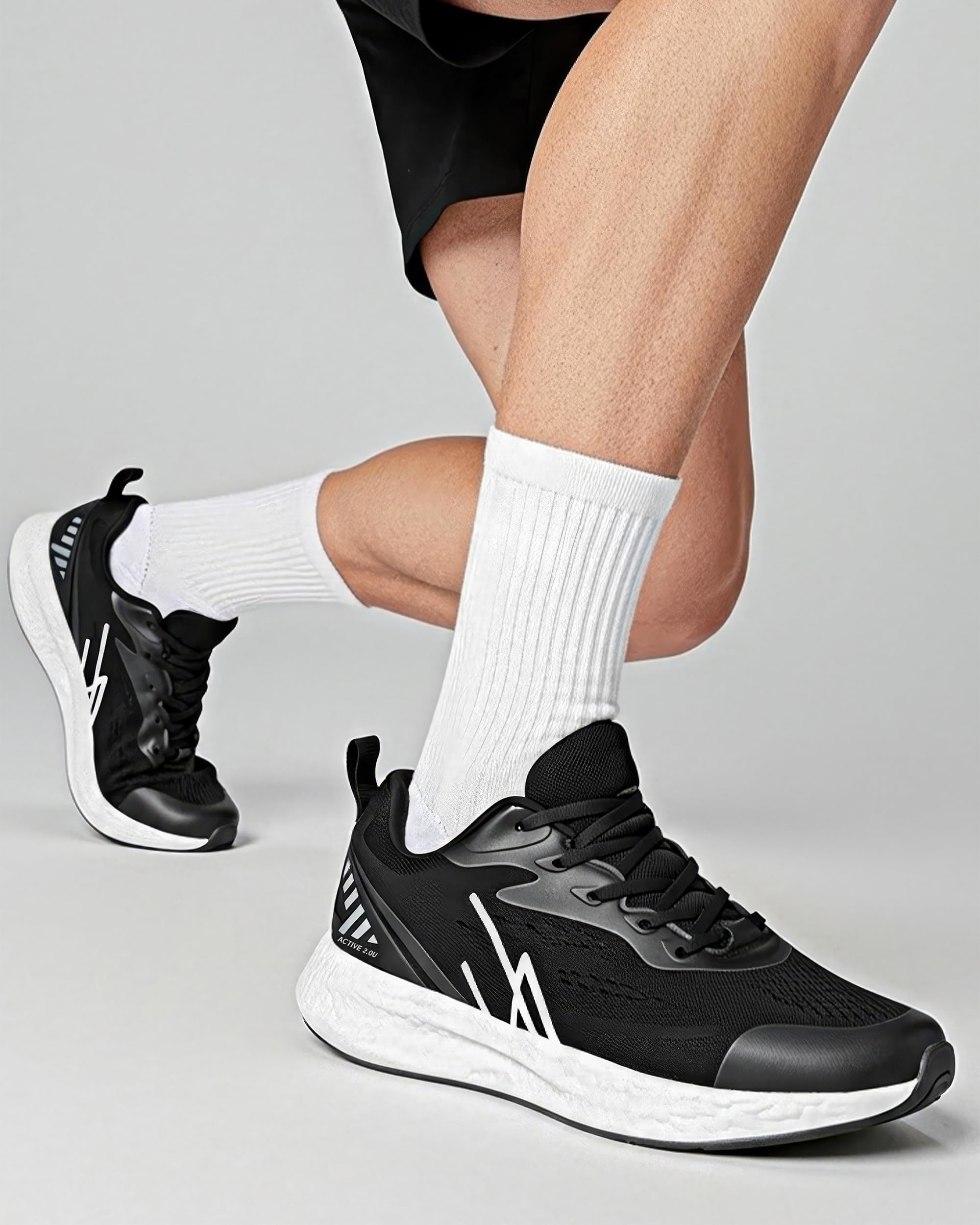 Rete Traspirante 3D Scarpe Running Uomo Corsa Palestra Leggere
