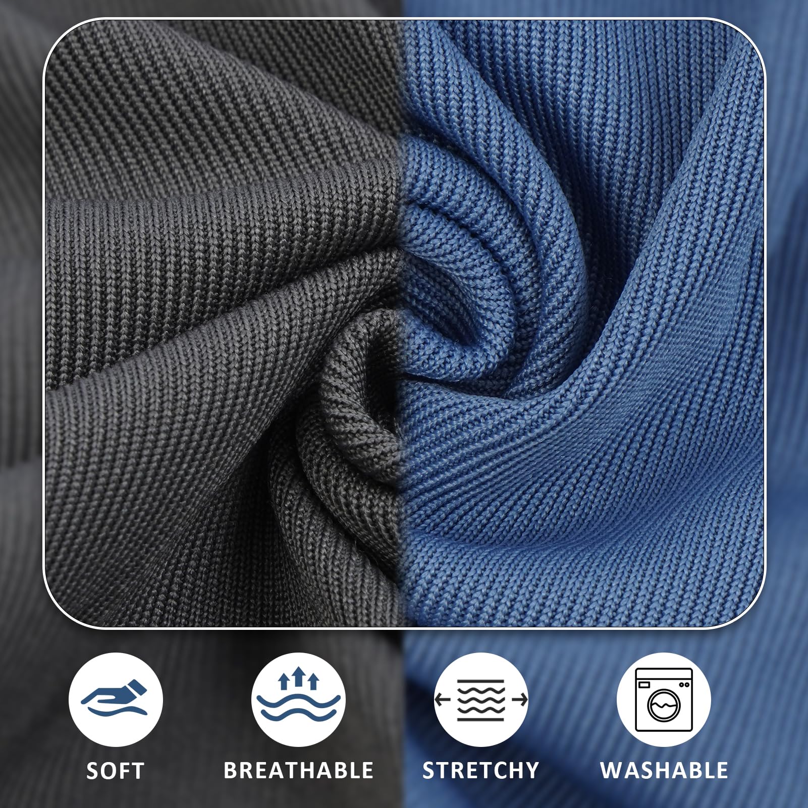 Katzinst 2 Pack Dog Shirt,Grey Blue Sweatshirt - Image 4