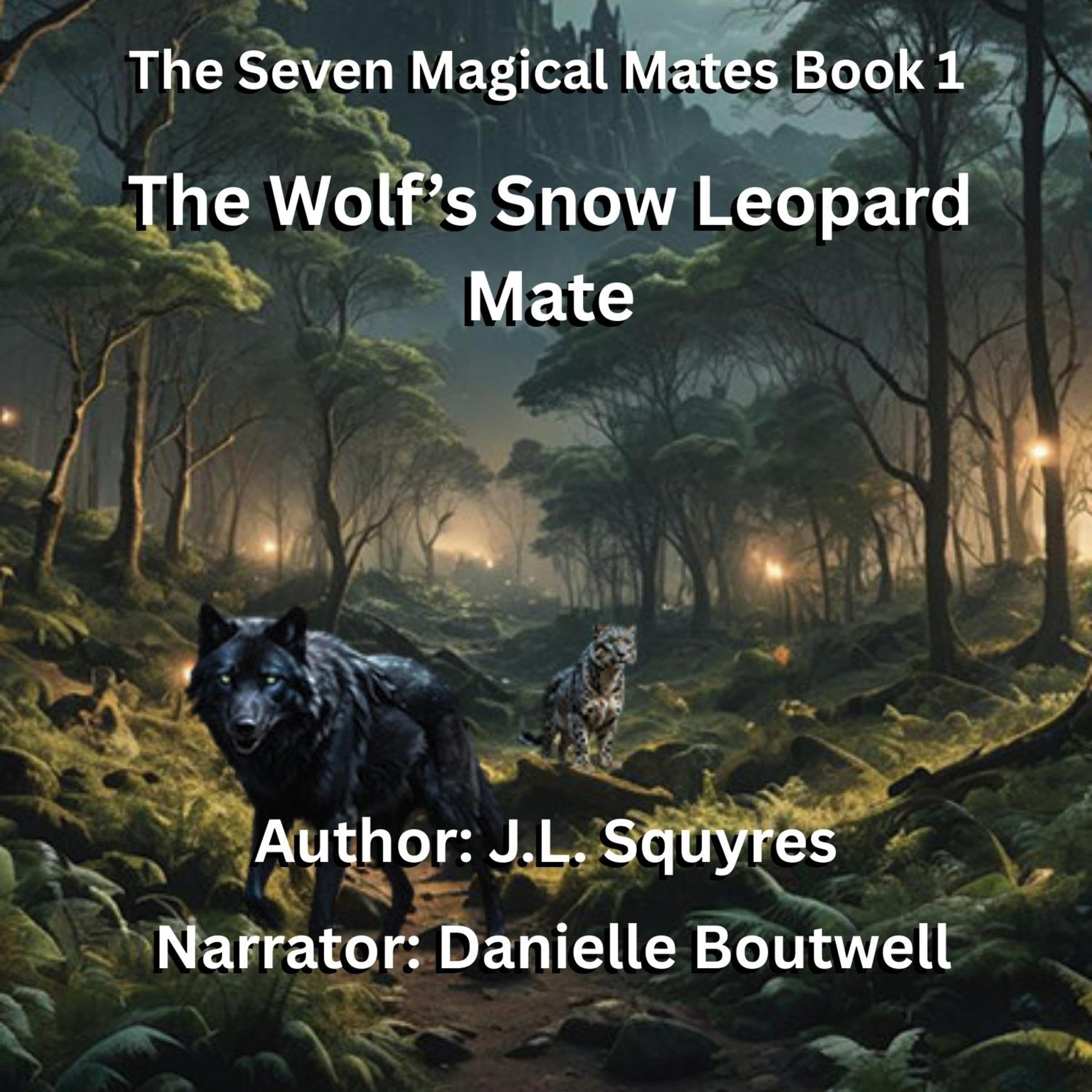 Cover art for The Wolf's Snow Leopard Mate