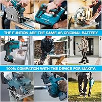 BATTOOL 18V Töltő + 2x 5500mAh Akkumulátor BL1840B BL1850B BL1860B Kompatibilis 6