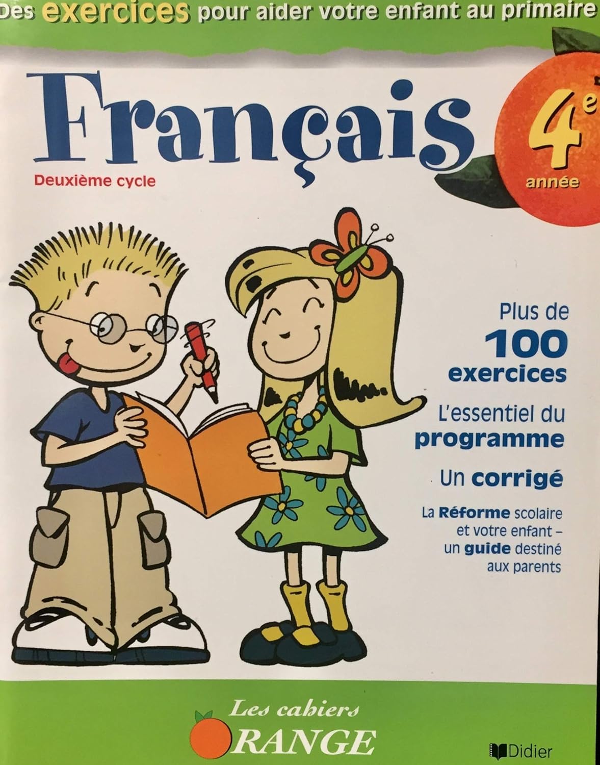 Amazon.fr LES CAHIERS ORANGE FRANCAIS QUATRIEME ANNEE Livres