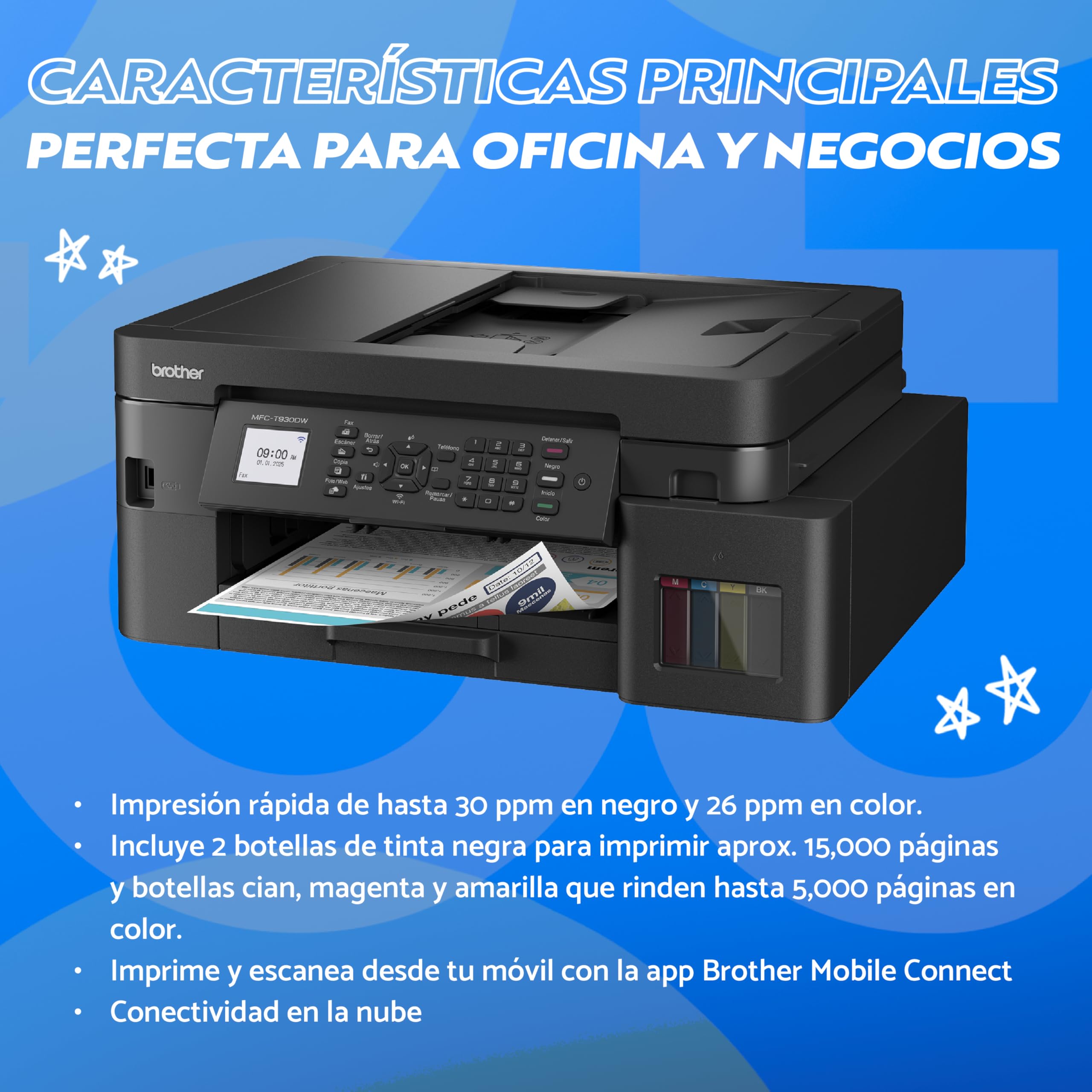 Brother Multifuncional InkBenefit Tank MFC-T930DW