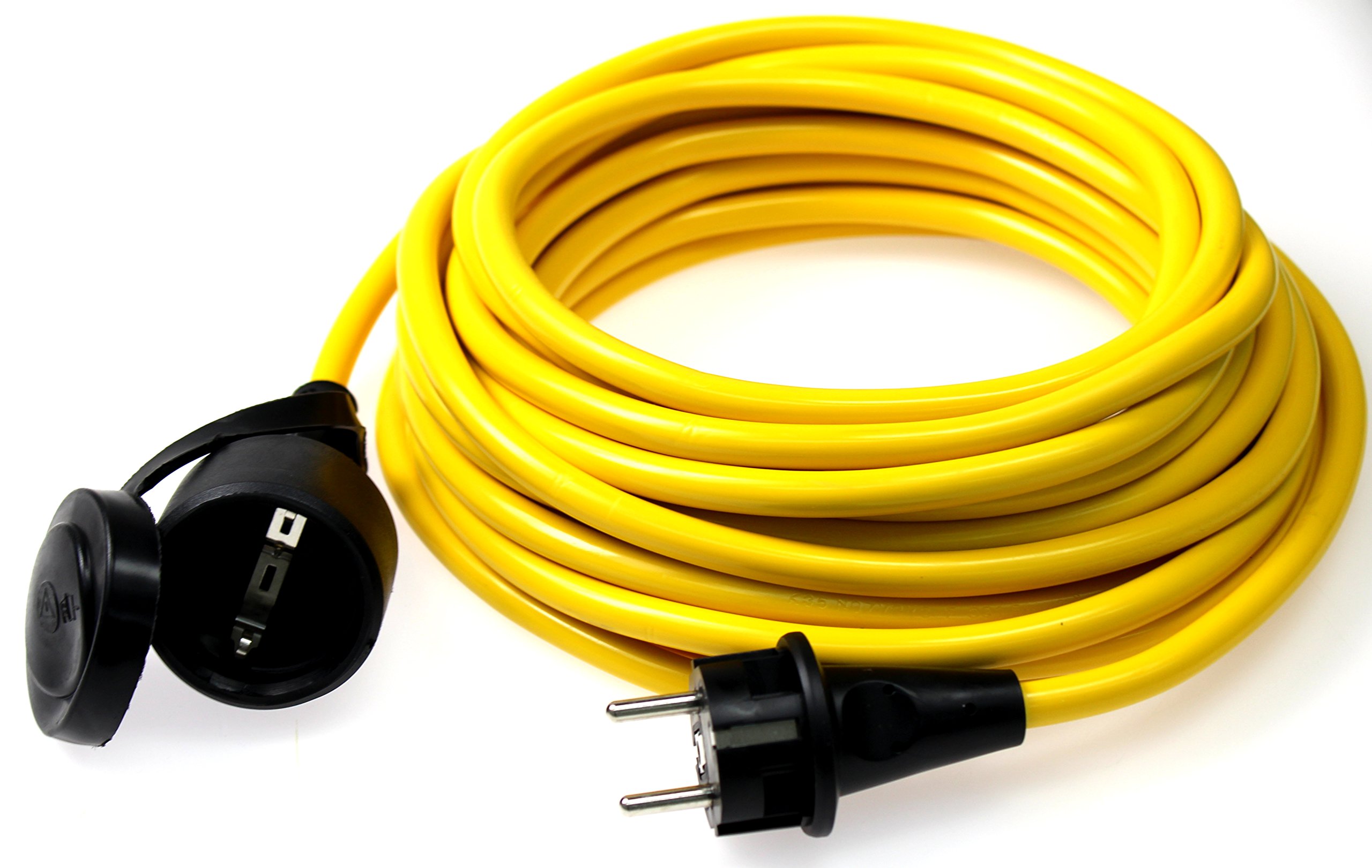 Rallonge électrique 25m étanche IP44 avec câble K35 3G2,5 résistant au gel As-Schwabe