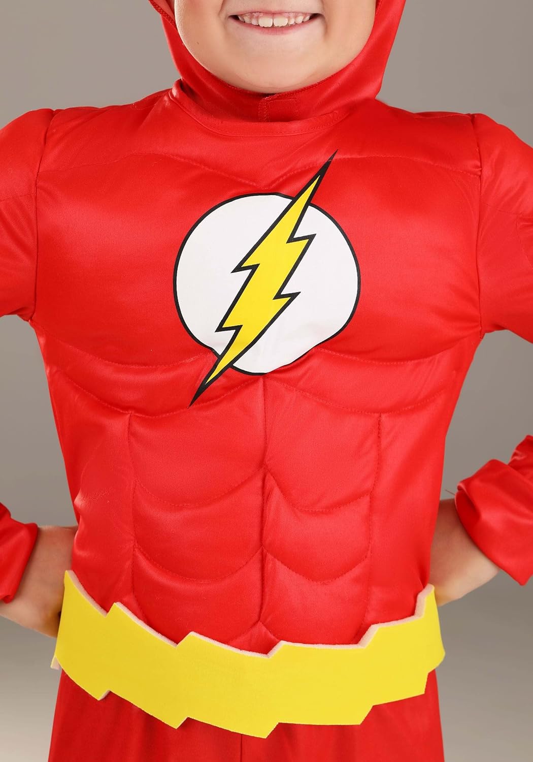 Deluxe Classic Flash Costume for Kids, Red Superhero Suit for Movie Comic Cosplay, Hero Dress-Up & Halloween
