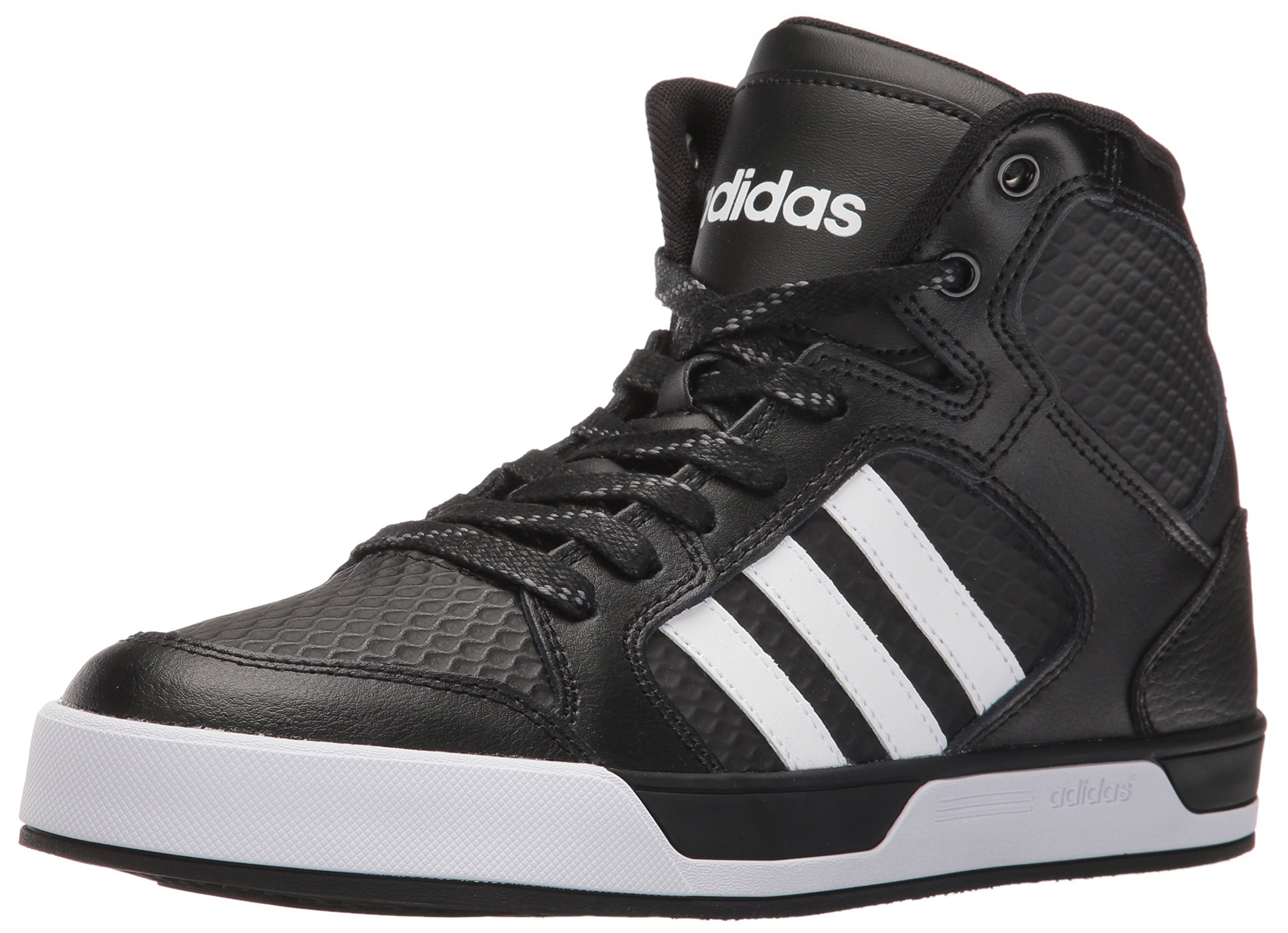 Adidas Neo Raleigh Mid Lace Up Shoe,black/black/black,7 M Us