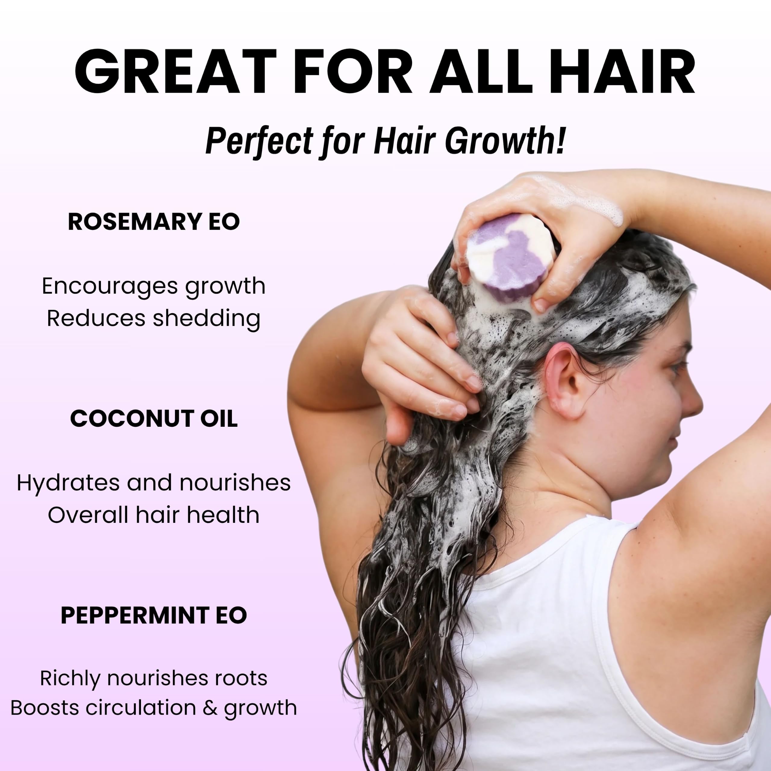 Otter Co. Champú de biotina y cebolla para el crecimiento del cabello con queratina, aceite de romero para el crecimiento del cabello, ACV, vegano, sin sulfatos y no tóxico, champú para pérdida de