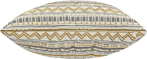 Miniatura 5 de Mika Home - Juego de 2 fundas de almohada decorativas para sofá, cama, diseño de rayas bohemias