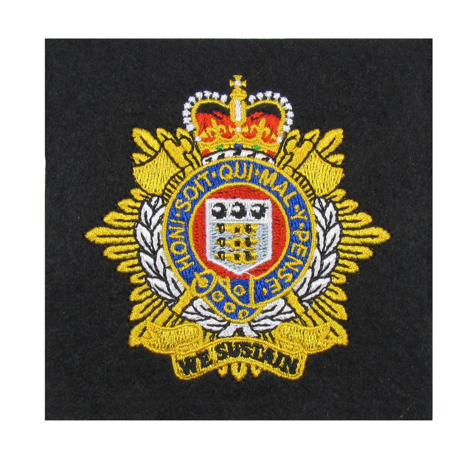 Uniform Store London Men's Black Badge Royal Logistic Corps Blazer Badge Rlc