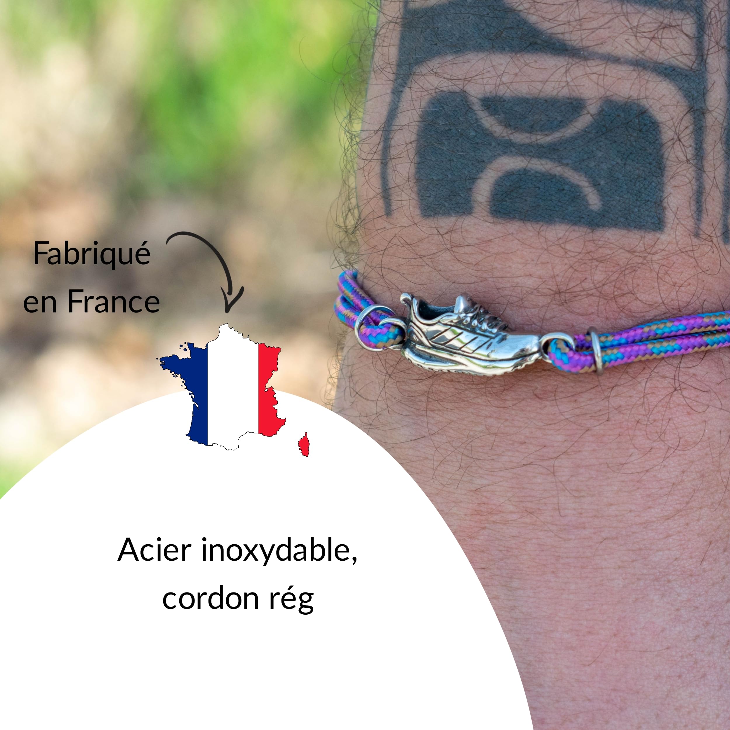 Ernestine Bracciale Running regolabile in acciaio inox sportivo uomo donna regalo corsa