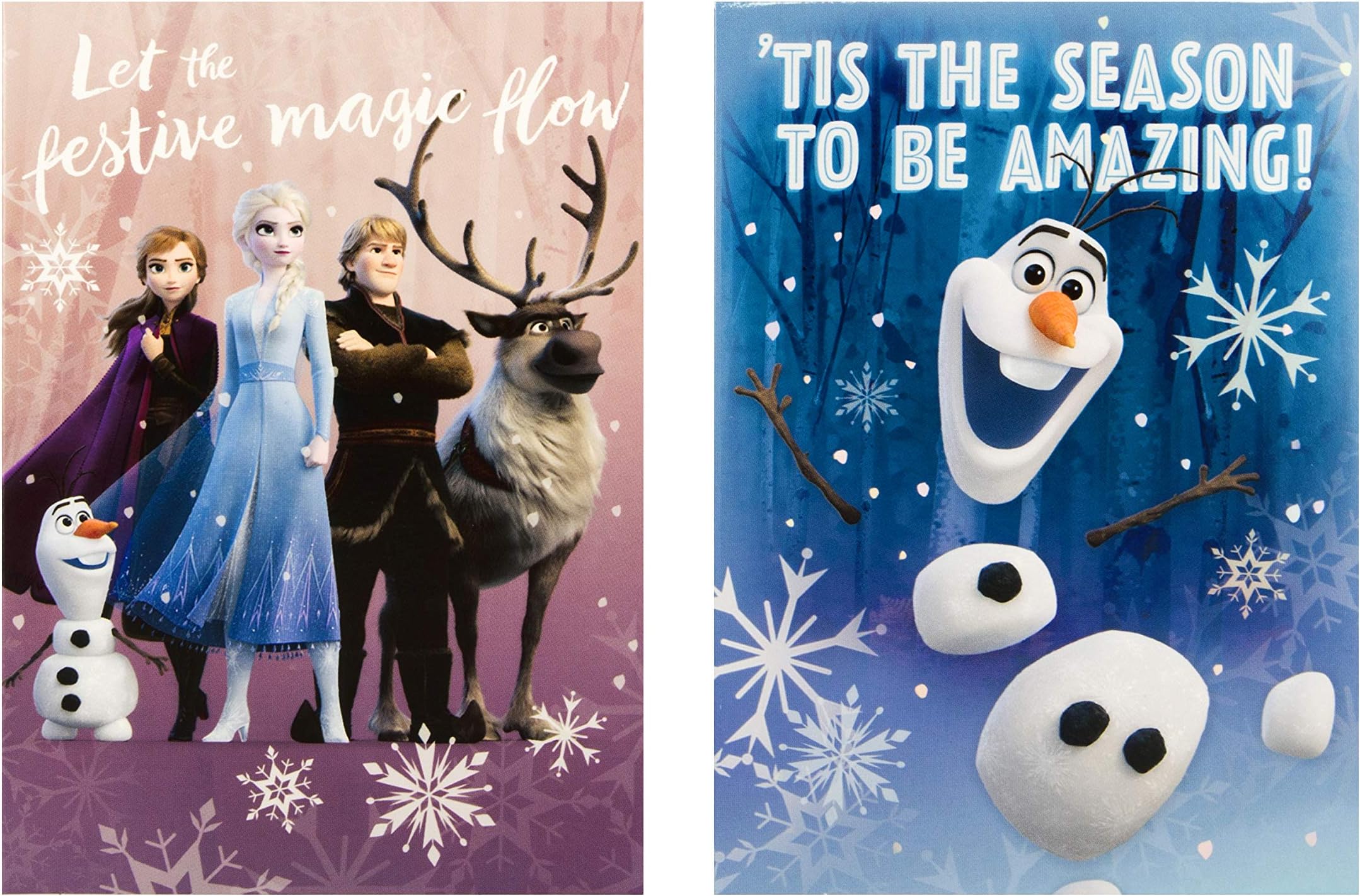 HallmarkDisney's Frozen 2 Christmas Cards - Pack of 10 In 2 Designs