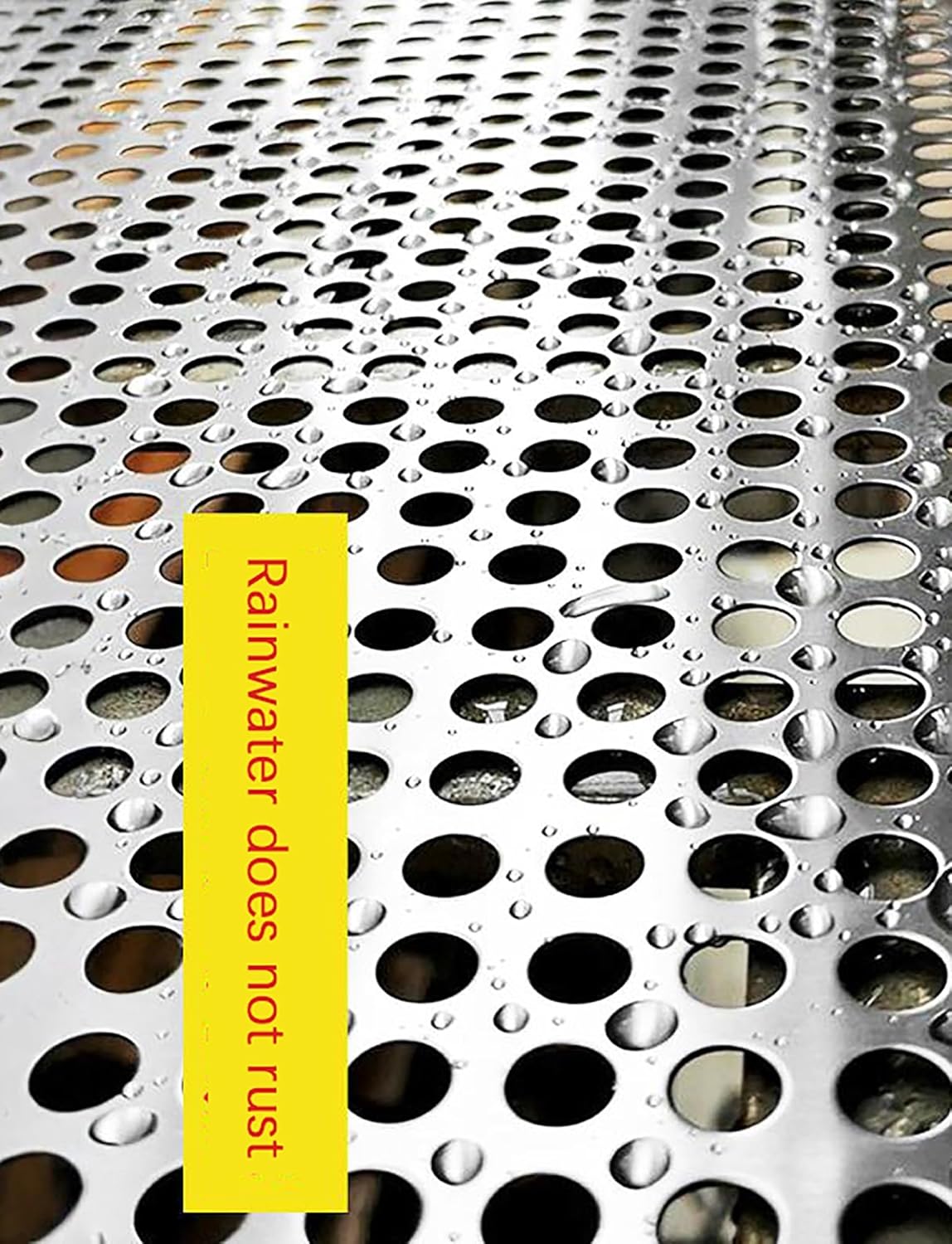 Stainless Steel Perforated Plate - Balcony Safety Net, Anti-Theft Window Guard, Fall Prevention Fence, Decorative Screen for Plants (0.5/0.8mm, 55x15x100cm)