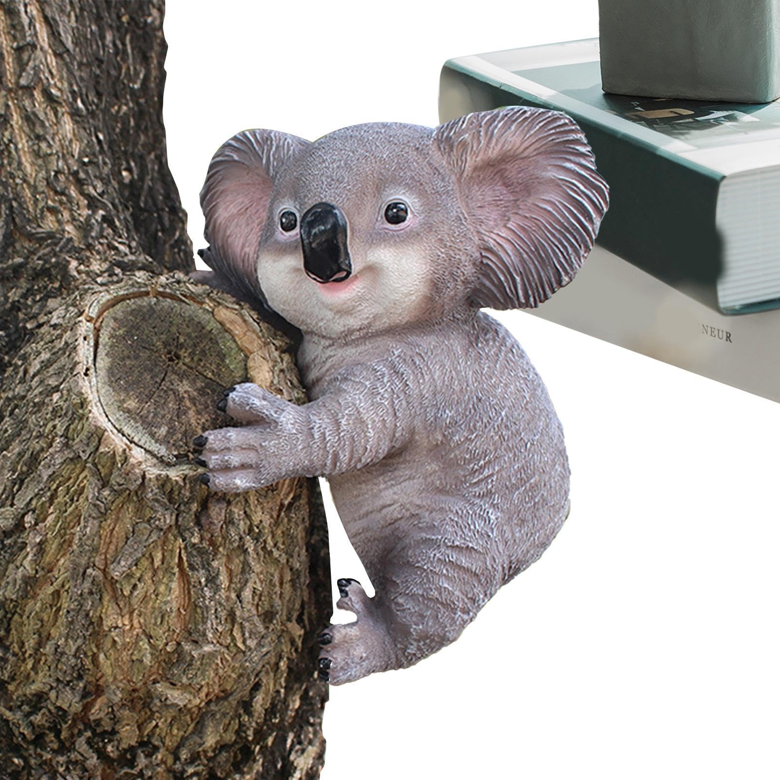 Amazon.co.jp: かわいいコアラ彫刻|コアラベア像|樹脂コアラ彫刻|木製