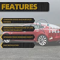 Vista 3 de Kit de reparación de manija de puerta Dasbecan mejorado compatible con Tesla Model S 2012-2017 con arnés de microinterruptor, mango de paleta, clips