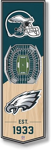 Miniatura 13 de YouTheFan NFL Banner de Estadio 3D - 6x19 pulgadas