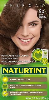 Naturtint Permanent Hair Color 5G Light Golden Chestnut (Pack of 1), Ammonia Free, Vegan, Cruelty Free, up to 100% Gray Coverage, Long Lasting Results