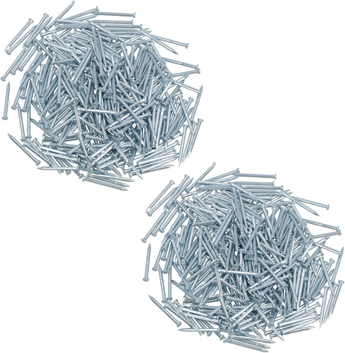 1mm x 20mm Round Headed Wire nails For Concrete Brick Wood 600pc Zinc Plated