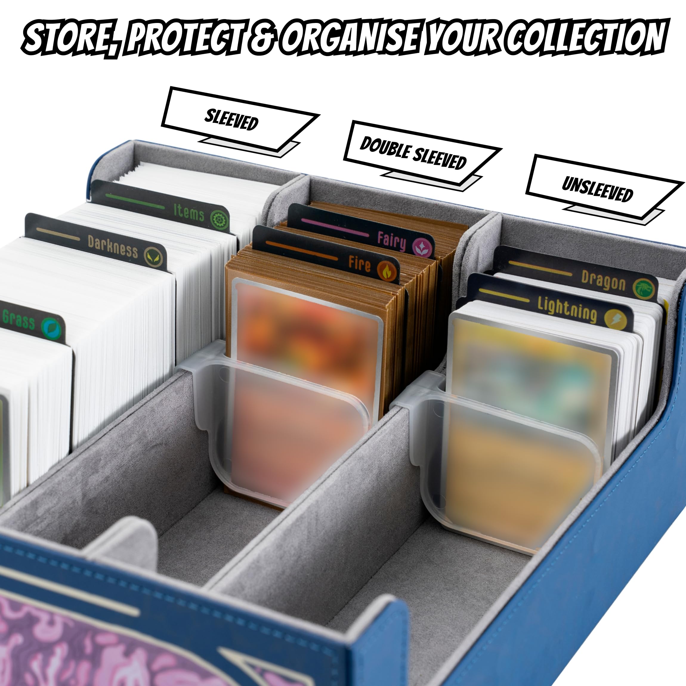 where to store bulk pokemon cards Bulk common card storage? Curious what everyone does with their remainder of duplicates? I just started shrink wrapping mine to prevent wear and tear from being thrown in a shoe box as