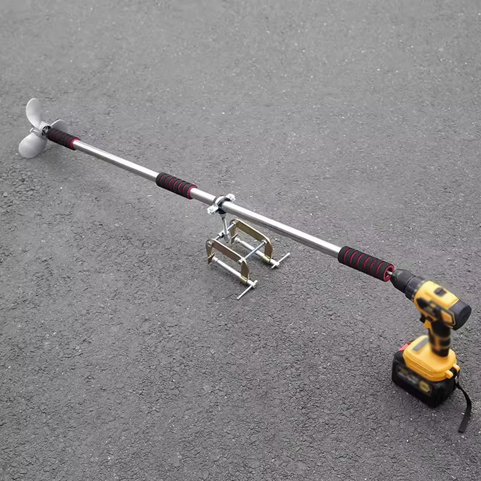Kit d'hélice en alliage d'aluminium de 125 cm pour motoriser un bateau pneumatique