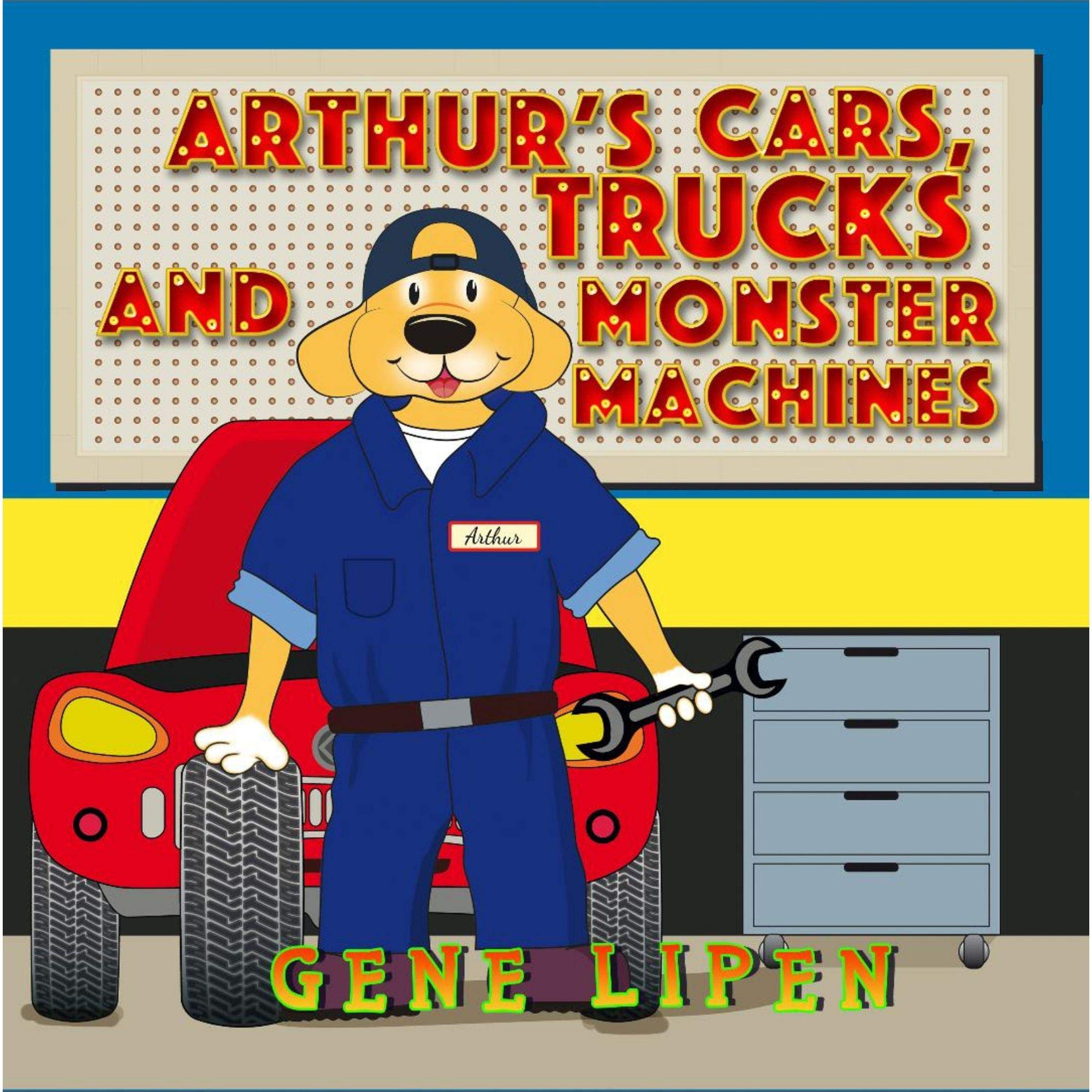 Cover art for Arthur's Cars, Trucks and Monster Machines