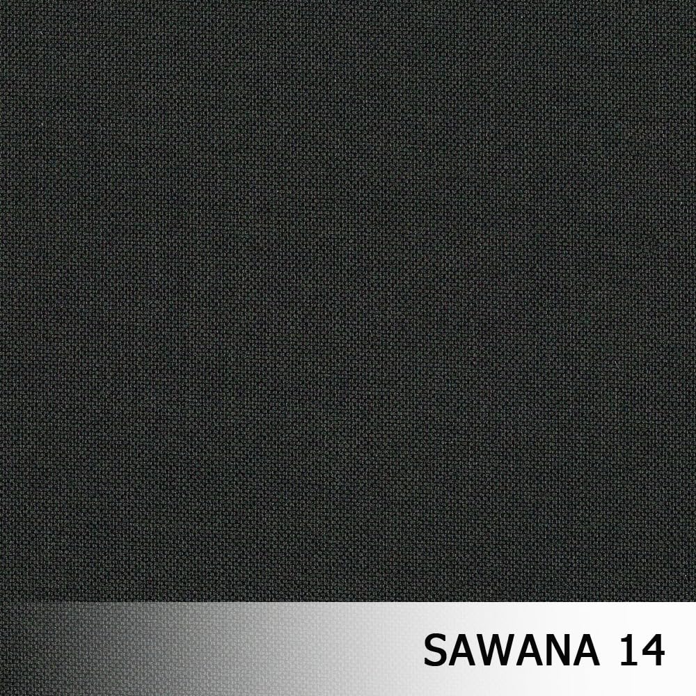 IM SOFA PERS V XXL Ecksofa U-Form mit Bettfunktion Wohnlandschaft Couch Wohnzimmer freistehend verstellbare Kopfstützen 3 Dekokissen modernes (Schwarz Sawana + Weißes Kunstleder, Links)