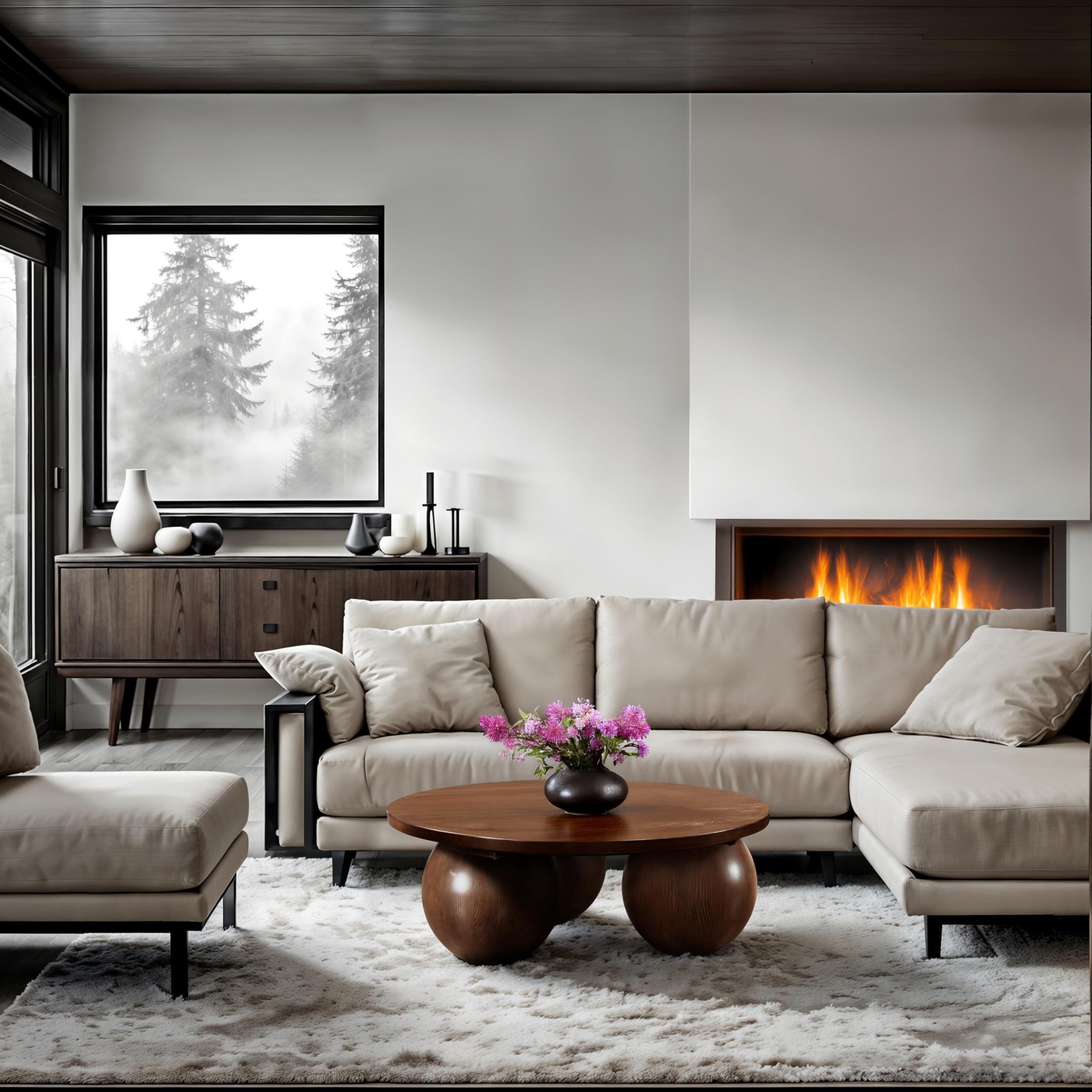 Amazon.com: Meridian Furniture 99082Brown-CT Fitch Collection Art