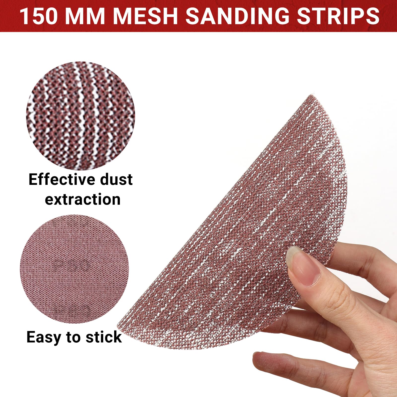 Sruhrak 150mm Mesh Sanding Discs - Image 2