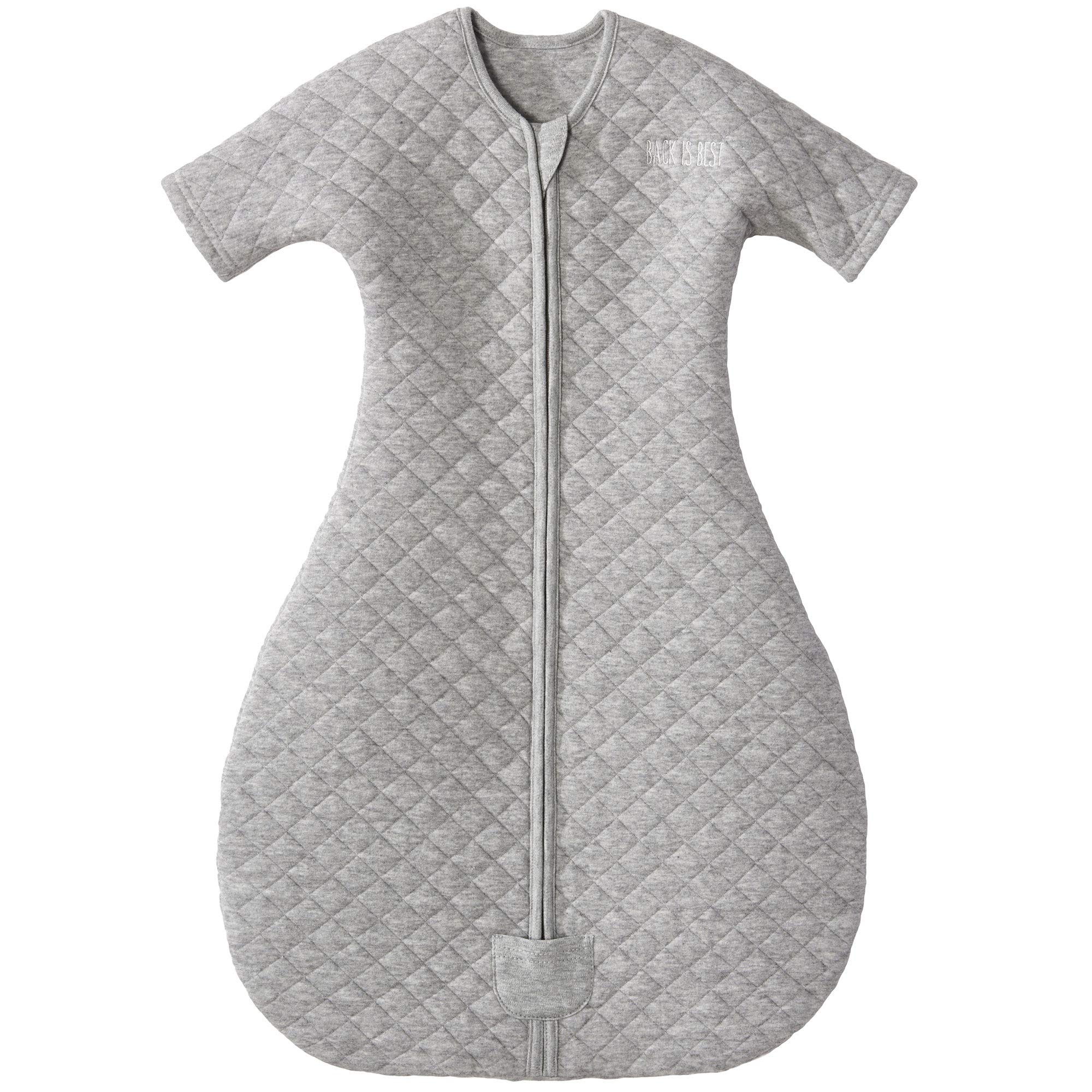 Halo Halo Easy Transition Sleepsack Wearable Blanket, Heather Grey, Small