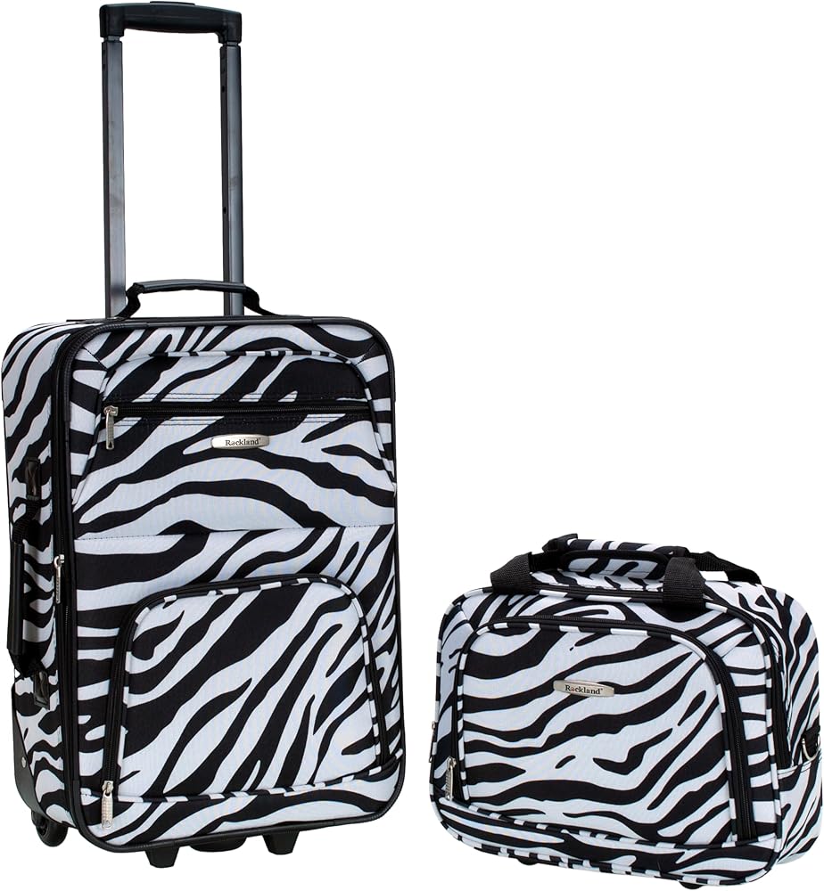 Amazon.com: Rockland Fashion Softside Upright Luggage Set Amazon.com: Rockland Fashion Softside Upright Luggage Set