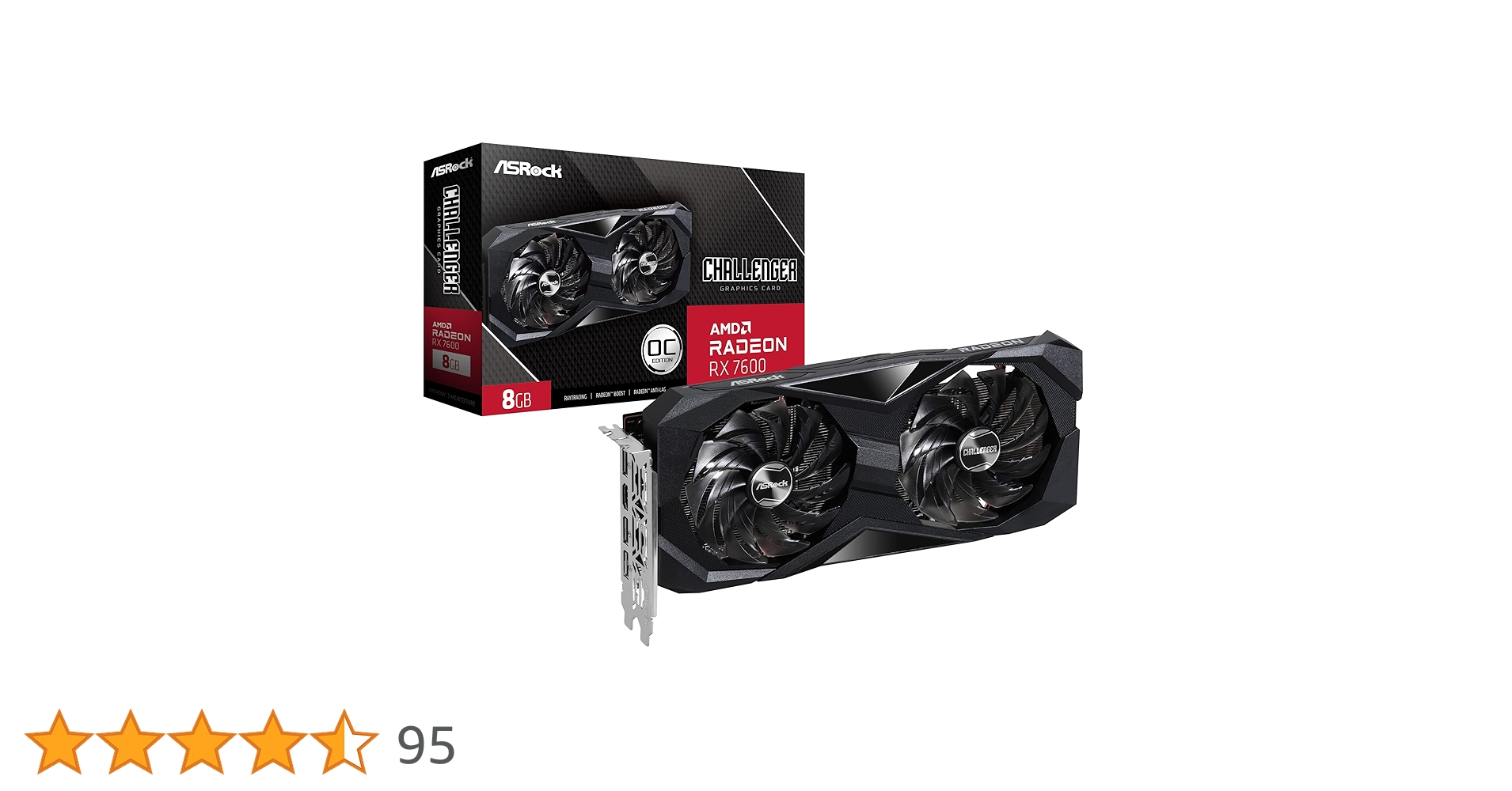 ASRock Radeon / RX7600 グラフィックボード 8GB Amazon | ASRock Radeon / RX7600 搭載 グラフィックボード GDDR6 8GB